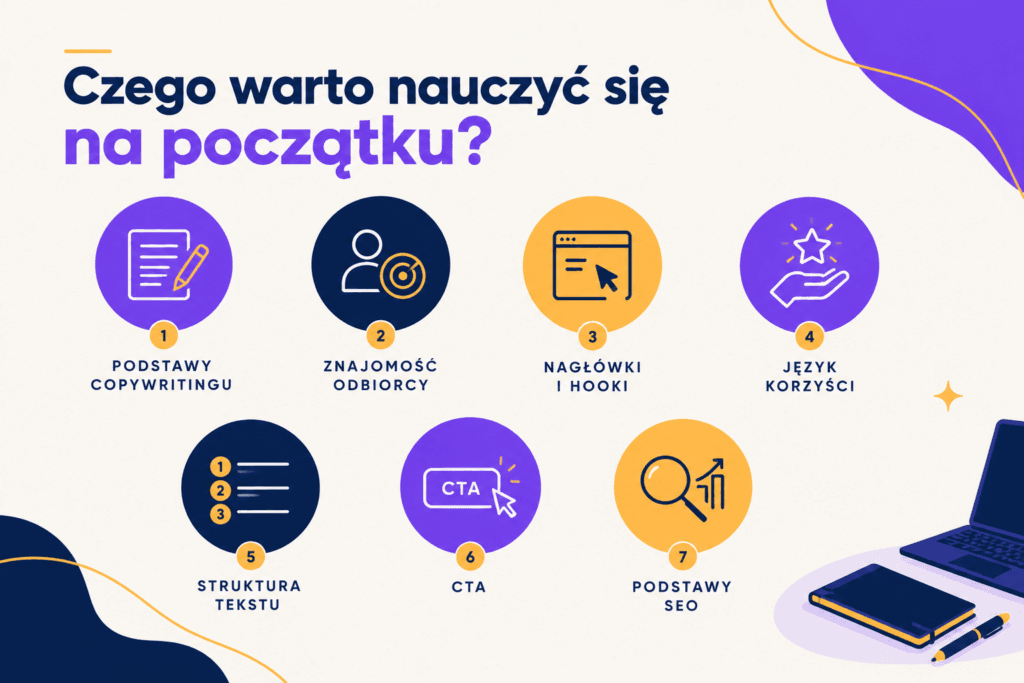 Copywriting dla początkujących, czego warto się nauczyć