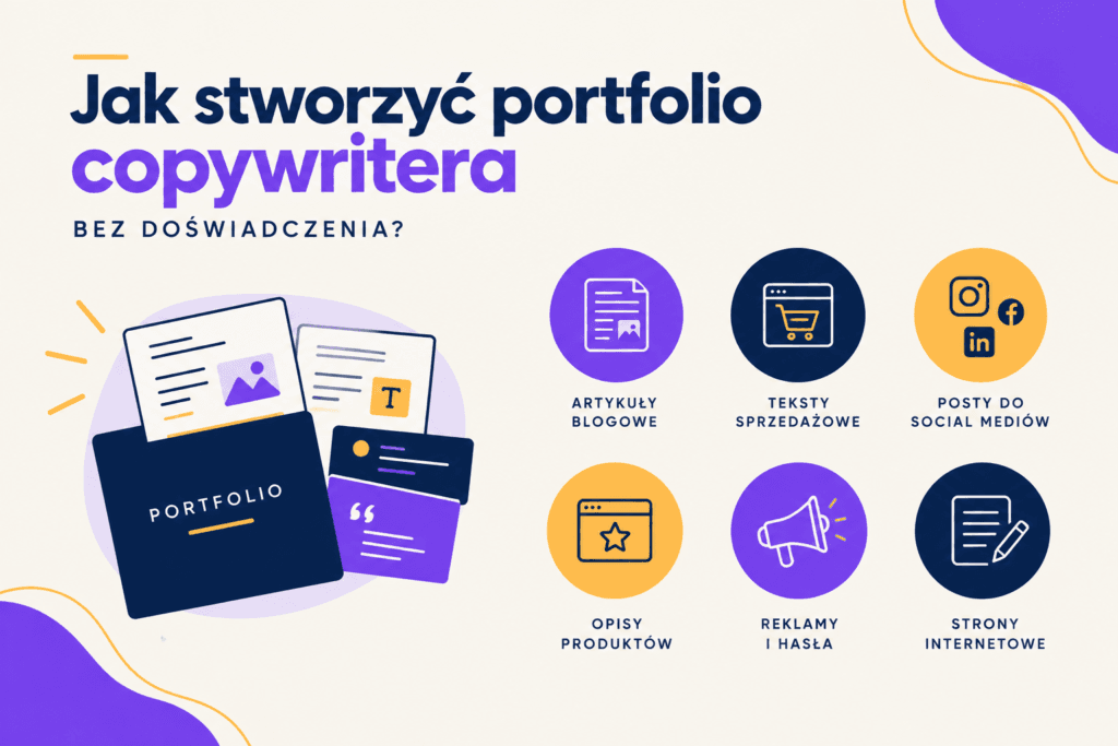 portfolio copywritera bez doświadczenia 