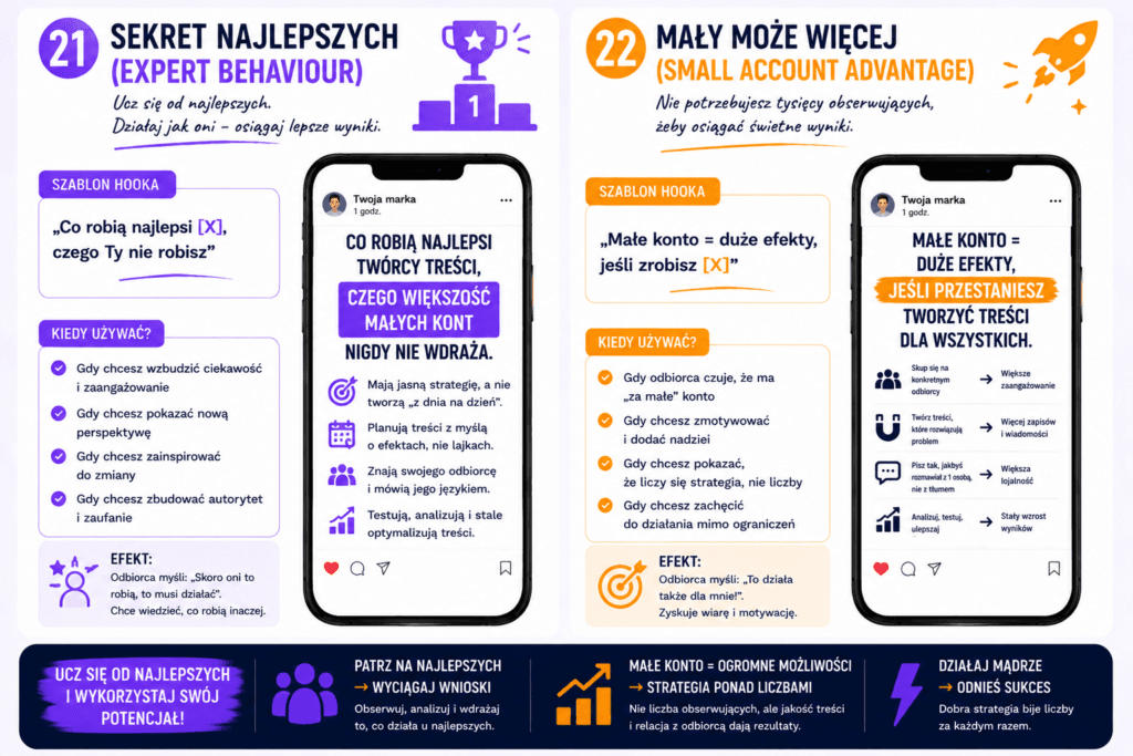 hook sekret najlepszych i Hook mały może więcej